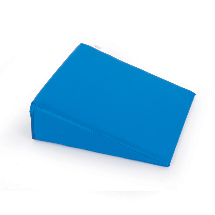 Blue wedge cushion Dafne