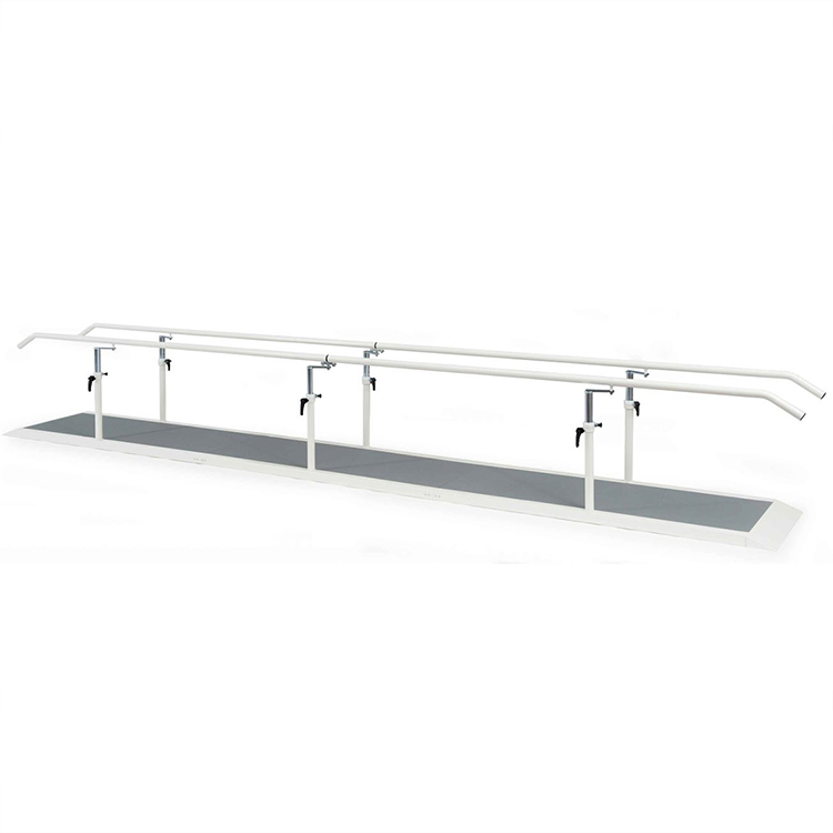 6 metres parallel bars with metal handrail
