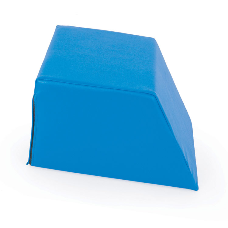 Blue trapezoid cushion Dafne